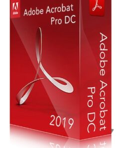 adobe acrobat pro dc 2019 (pc) (1 device, lifetime) adobe key global