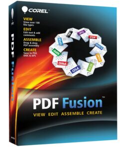 corel pdf fusion (pc) (1 device, lifetime) corel key global